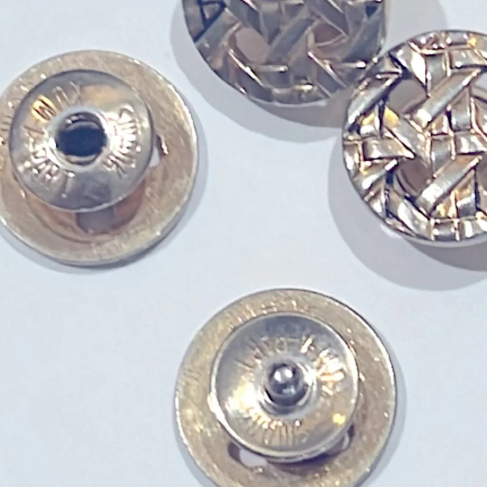 Vintage SWANK Cuff Links with Intricate Design